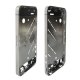 Empty Chrome Bezel Frame with Middle Plate Board for iphone 4