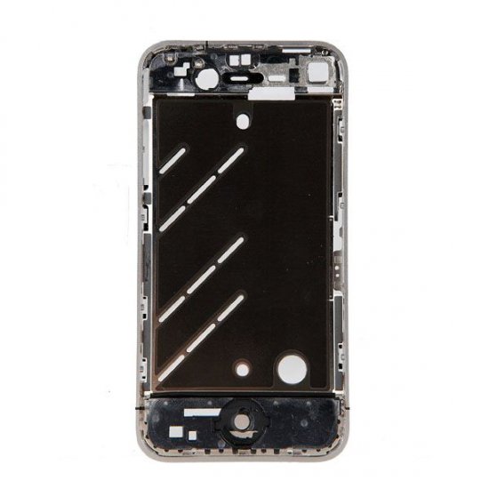 Empty Chrome Bezel Frame with Middle Plate Board for iphone 4