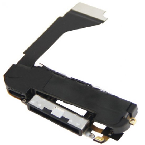 Original Black Dock Charging Port Connector flex cable Assembly for iPhone 4