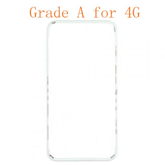 For iPhone 4 Frame with Hot Melt Glue or 3M Sticker White Grade A