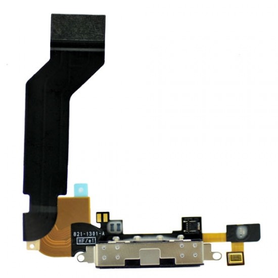 Original Black for iphone 4s Dock Connector Charging Port Flex Cable Ribbon