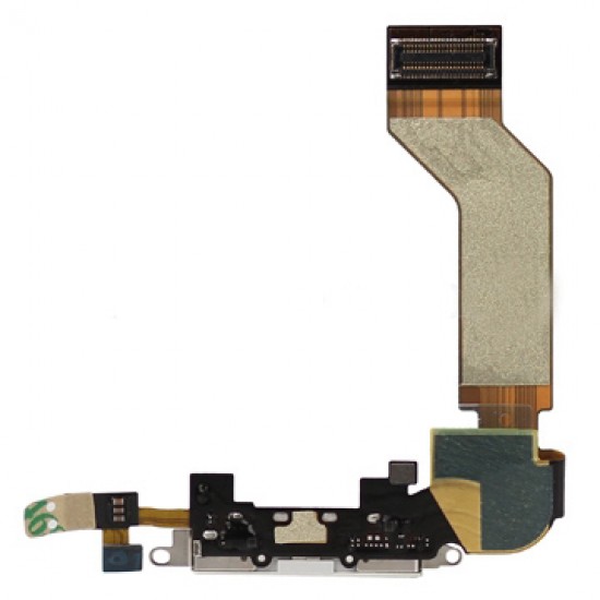 Original Dock Connector Charging Port Flex Cable Ribbon for iphone 4s -White