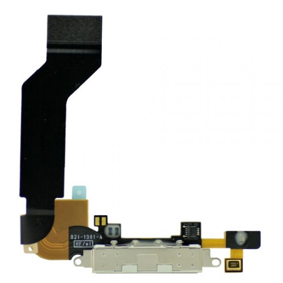 Original Dock Connector Charging Port Flex Cable Ribbon for iphone 4s -White