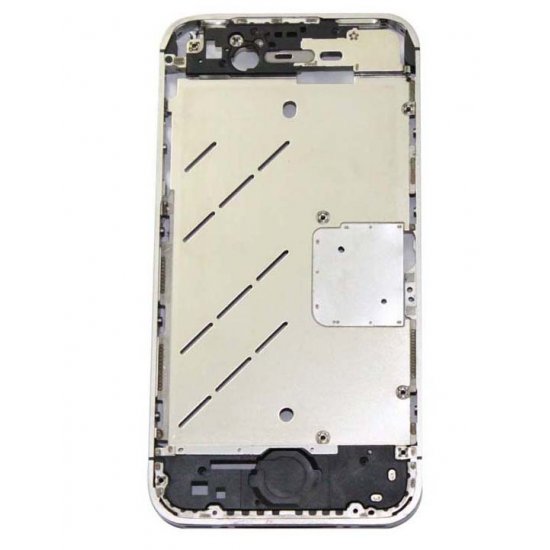 Original For iPhone 4s Middle Board Metallic With Small Parts -silver