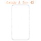 For iPhone 4s Frame with Hot Melt Glue or 3M Sticker White Grade A