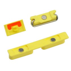 Power Button + Volume Key + Mute Switch Button For iPhone 5C - Yellow Power Button + Volume Key + Mute Switch Button For iPhone 5C - Yellow