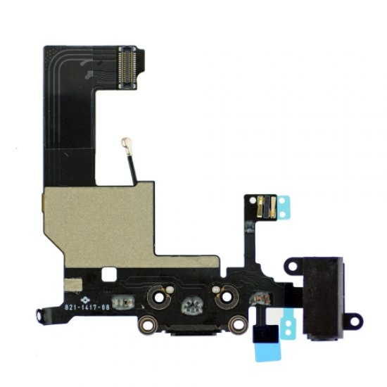 Dock Connector Charging Flex Cable For iPhone 5 - Black