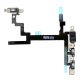 Original  Power/Volumn/Mute Flex Cable with Metal Plate Full Assembly for iPhone 5