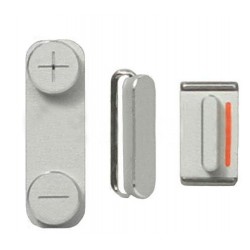 White For iPhone 5 Power Volume Mute Button