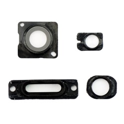 Black For iPhone 5 Back Cover Small Parts 4pcs/Set Black For iPhone 5 Back Cover Small Parts 4pcs/Set