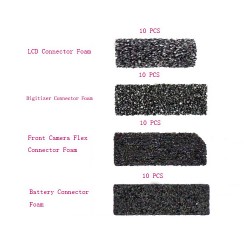 4 PCS Set Connector Foam For iPhone 5 40 Pcs/lot (10pcs Foam for LCD Connector -10pcs Foam for Digitizer Connector -10pcs Foam for Front Camera Connector -10pcs Foam for Battery Connector ) 4 PCS Set Connector Foam For iPhone 5 40 Pcs/lot (10pcs Foam for LCD Connector -10pcs Foam for Digitizer Connector -10pcs Foam for Front Camera Connector -10pcs Foam for Battery Connector )
