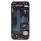 Black Replacement part Back Battery Cover Middle Frame Metal Back Housing With Small Parts For iphone 5