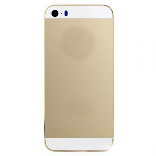 Gold back housing cover for iPhone 5S