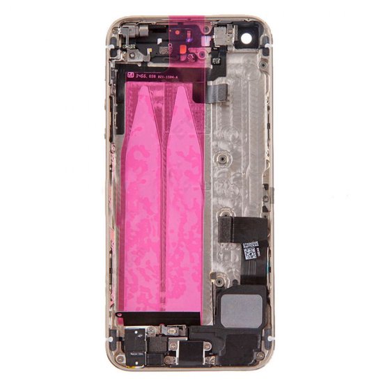Gold back housing cover Assembly with small parts for iPhone 5S
