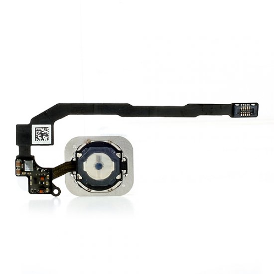 iPhone 5S Home Button with PCB Membrane Flex Cable -white