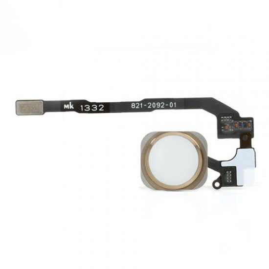 iPhone 5S Home Button with PCB Membrane Flex Cable -Gold