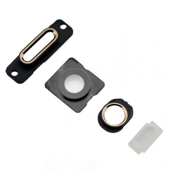 Gold 4pcs/set Rear Housing Small Components for iPhone 5s