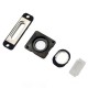 White 4pcs/set Rear Housing Small Components for iPhone 5s