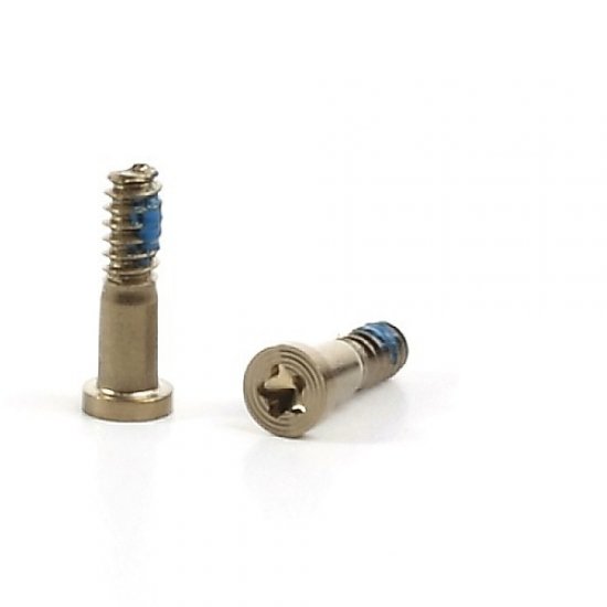 Gold buttom screws 5-Point Star Pentalobe Screws for iPhone 5s one pair