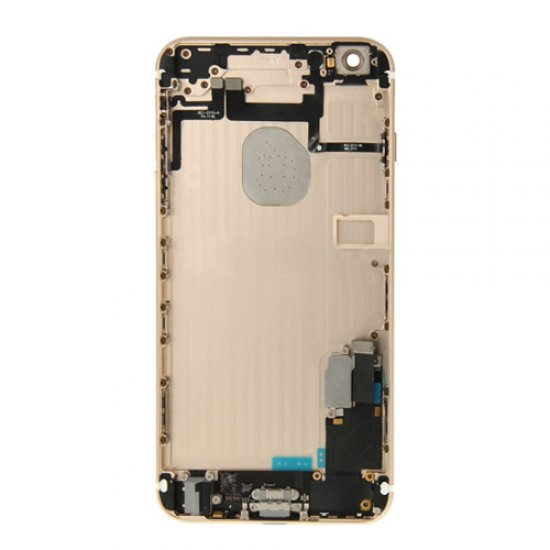 Battery Cover with Small Parts Assembly for iPhone 6 Plus Gold