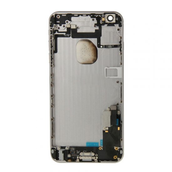 Battery Cover with Small Parts Assembly for iPhone 6 Plus Gray
