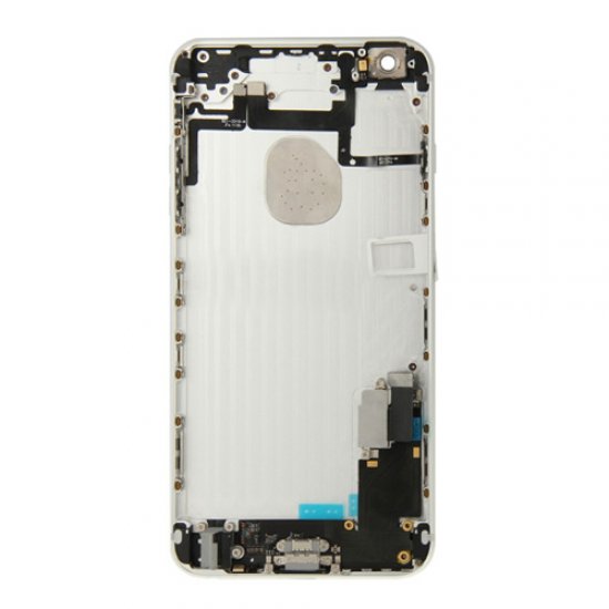 Battery Cover with Small Parts Assembly for iPhone 6 Plus White