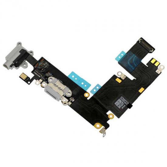 Charging Port Flex Cable Ribbon for iPhone 6 Plus - Light Gray Original