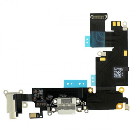 Charging Port Flex Cable Ribbon for iPhone 6 Plus - White Original