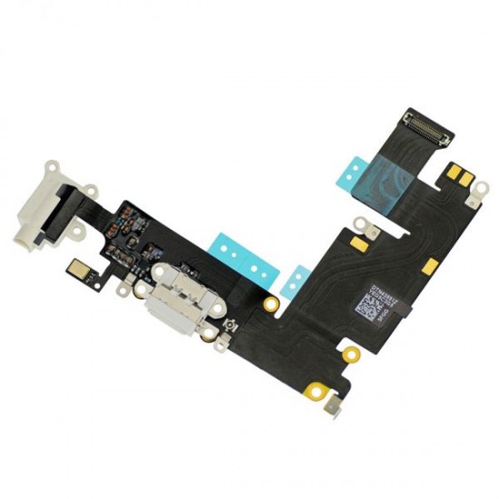 Charging Port Flex Cable Ribbon for iPhone 6 Plus - White Original