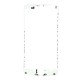 For iPhone 6 Plus Front LCD Screen Bezel Frame with Hot Matel Glue Attached White Original