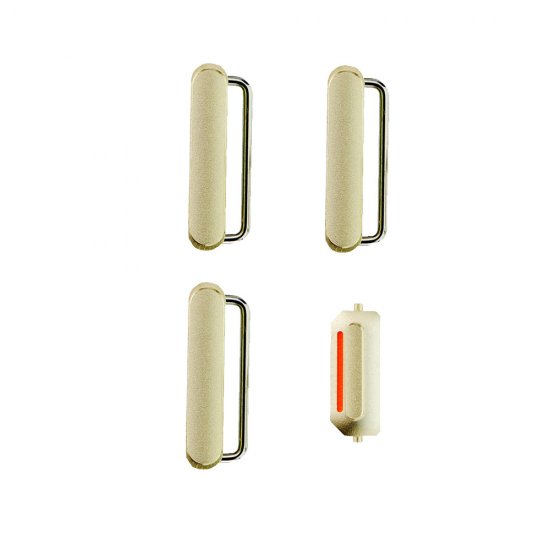 Repair Part for iPhone 6 Plus Side Keys (4 pcs/set) - Gold