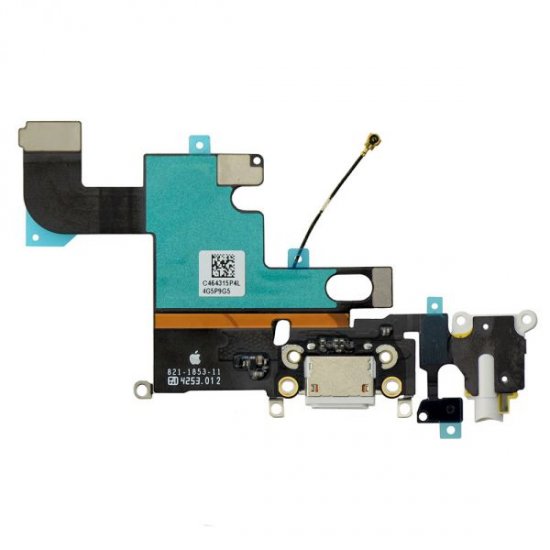 Original for iPhone 6 Charging Port and Headphone Jack Flex Cable White Original