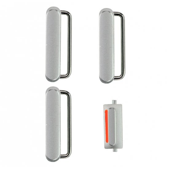 Repair Part for iPhone 6 Side Keys (4 pcs/set) - Silver