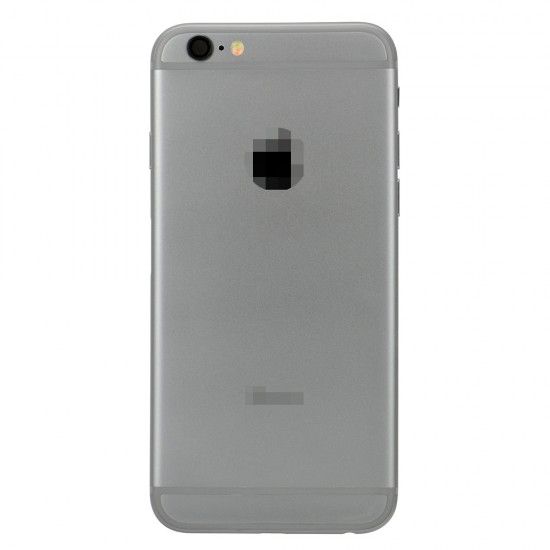 For iPhone 6 Battery Cover Rear Cover with Small Parts Assembly Grey