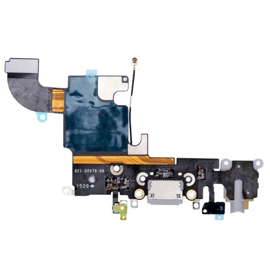 Charging Port Flex Cable with Earphone Flex for iPhone 6S 4.7" Dark Grey Original