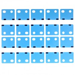 100PCS For iPhone 6S Volume Button Backing Anti-dust Mesh Rubber