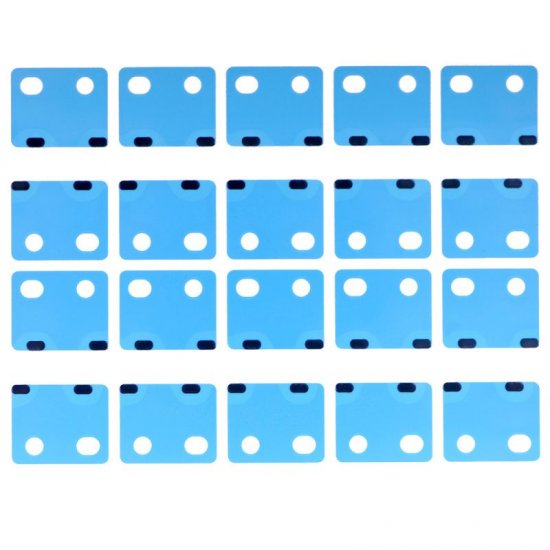 100PCS For iPhone 6S Volume Button Backing Anti-dust Mesh Rubber