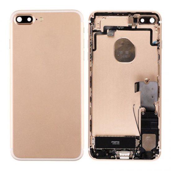 For iPhone 7 Plus Battery Cover with Small Parts Assembly Gold