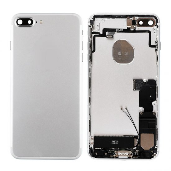 For iPhone 7 Plus Battery Cover with Small Parts Assembly Silver