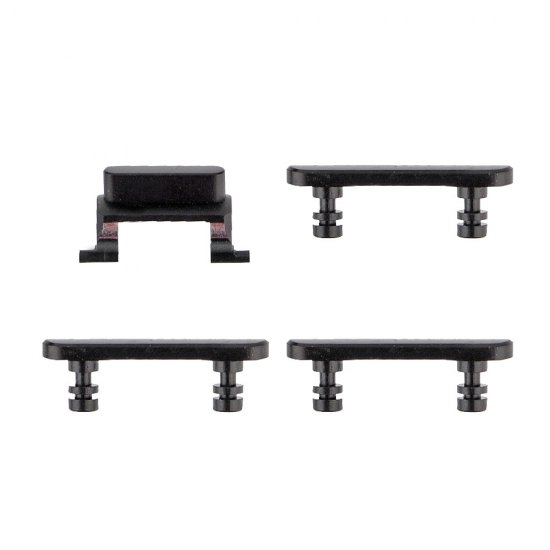 For iPhone 7 Plus Side Buttons 4 pcs Set Black For iPhone 7 Plus Side Buttons 4 pcs Set Black