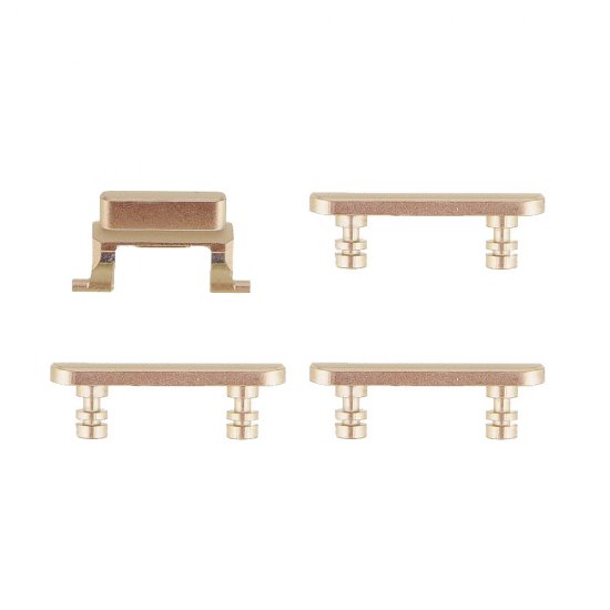 For iPhone 7 Plus Side Buttons 4 pcs Set Gold