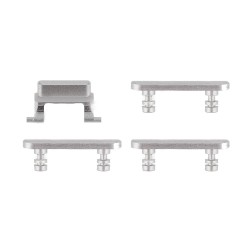 For iPhone 7 Plus Side Buttons 4 pcs Set Silver For iPhone 7 Plus Side Buttons 4 pcs Set Silver