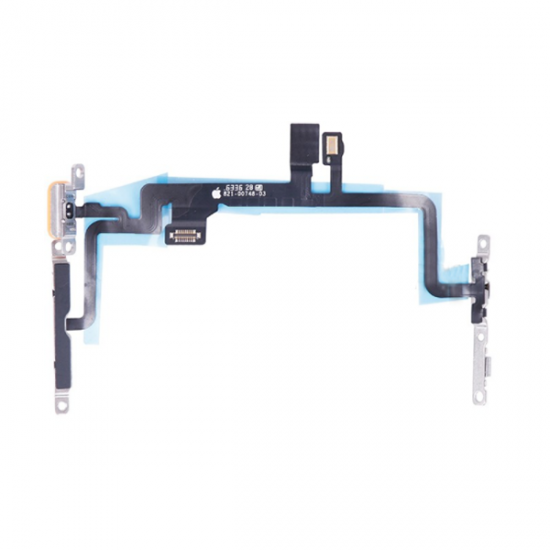 For iPhone 7 Plus Power Button Flex Cable with Metal Braket