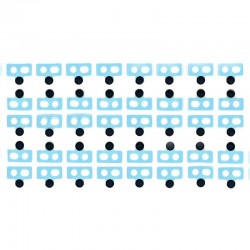 100PCS Dock Connector Sticker Foam Pad Left for iPhone 7