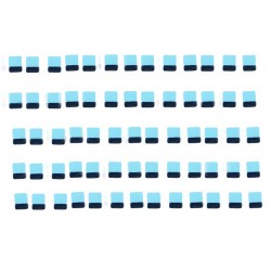 100PCS Front Camera Mic Foam Pad for iPhone 7