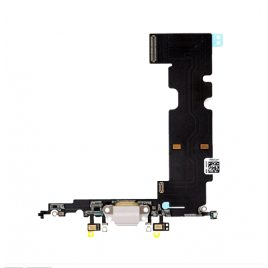 Charging Port Flex Cable for iPhone 8 Plus White