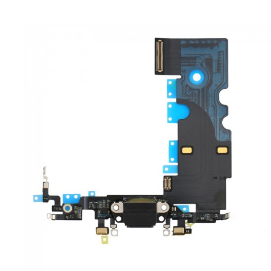 For iPhone 8 / SE 2020 Charging Port Flex Cable Black