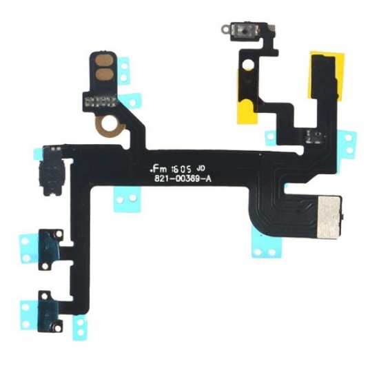 Power Button Flex Cable with Mic for iPhone SE