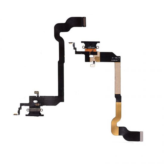For iPhone X Charing Port Flex Cable Black