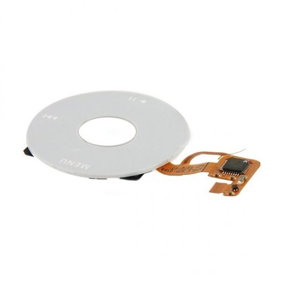 Original White Click Wheel Flex Cable Ribbon  Replacement for iPod Video